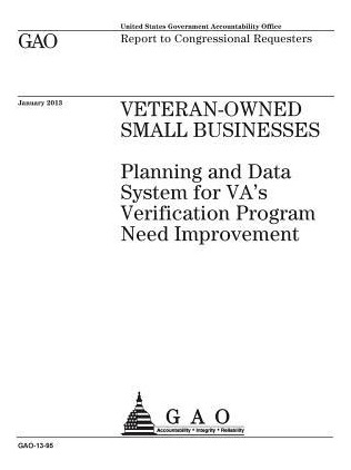 Libro Veteran-owned Small Businesses : Planning And Data ...