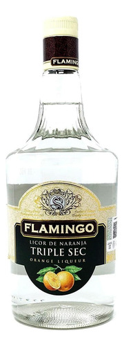 Pack De 6 Licor Flamingo Triple Sec 1 L