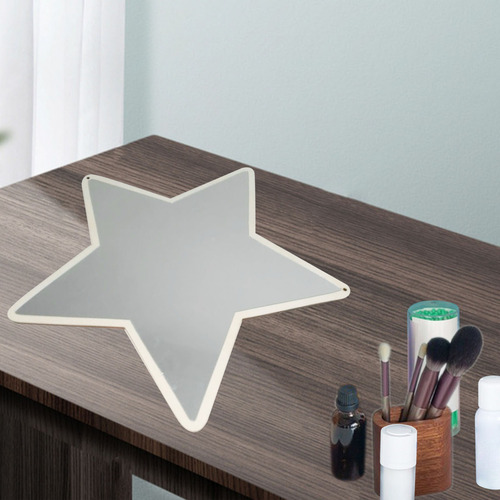 Colgante De Pared De Boho Del Espejo Estrella Estrella