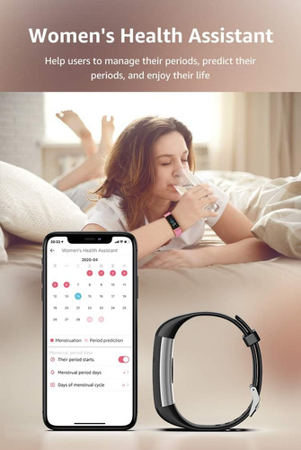 Rastreador De Fitness Con Temperatura Corporal Monitor De Su
