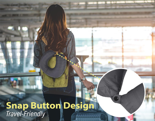 Almohada Inflable Para El Cuello De Viaje Soporte De Cuello