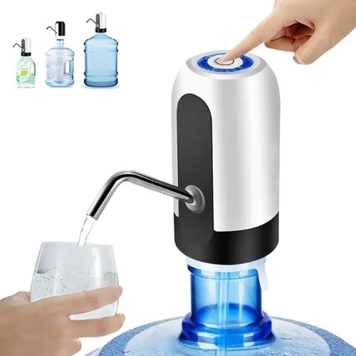 Bomba Elétrica Universal Com Carregamento Usb Para Galão/gar