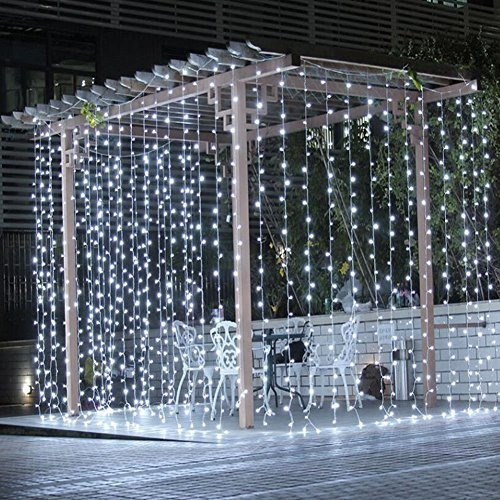 Imagen 2 de 4 de Cortina 320 Led 3x2 Mts Blanco Frio Eventos Matrimonio Boda