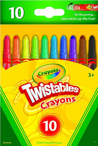 Crayola 52-9715 Mini Twistables Crayones De 10 Paquetes