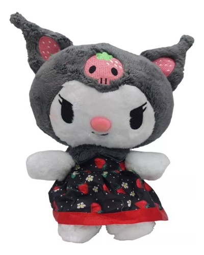 Peluche Kuromi Vestido Frutilla