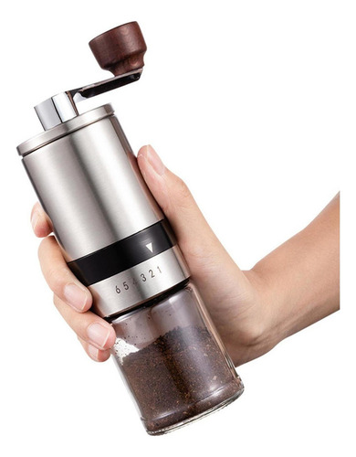 Moedor De Café Manual Com 6 Configurações Ajustáveis,