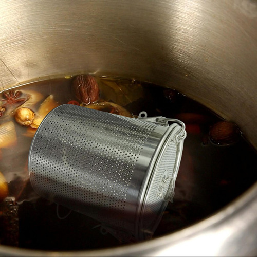 Colador De Bolas De Té, Filtro De Especias, Cesta 14cmx15cm