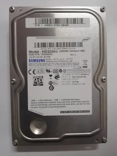 Disco Duro Samsung Hd322hj 320gb 3.5 Sata