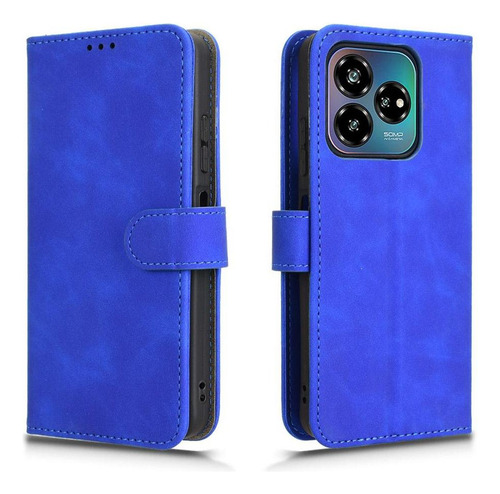 Funda Abatible For Zte Axon 60 Lite Cartera Tarjeta De*/