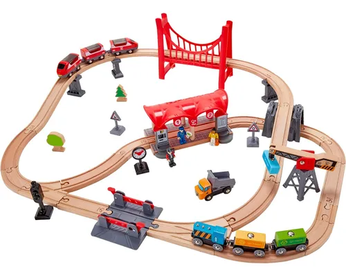 Busy City Train Rail Set Hape