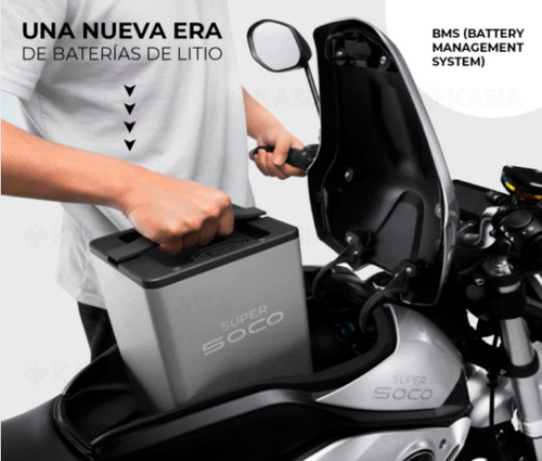 Imagen 4 de 17 de Moto Electrica Scooter Super Soco Ts Italiana 2400watts