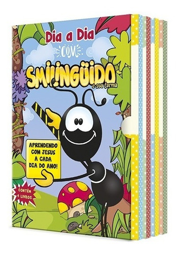 Box Dia A Dia Com Smilingüido - 365 Dias - Aprendendo Com Jesus