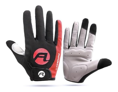 Guantes Bicicleta/ciclismo Largo Rojo T = Xl Tactil Telefono