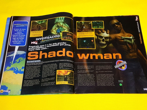 Revista Videojuegos N64 Shadow Man #4 1999