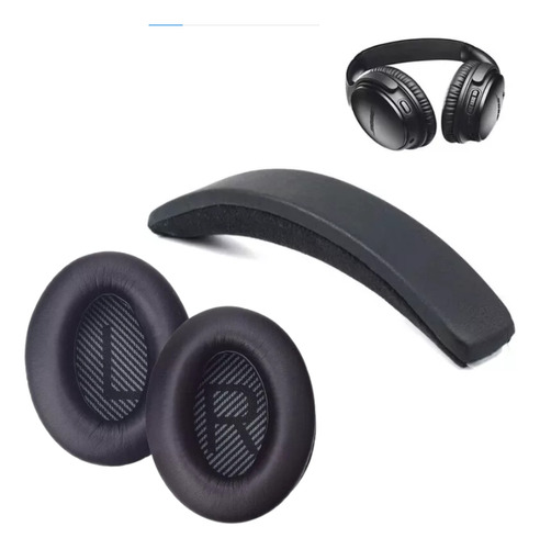 Almohadillas Y Cojin De Vincha Para Bose Qc35, Qc35ii