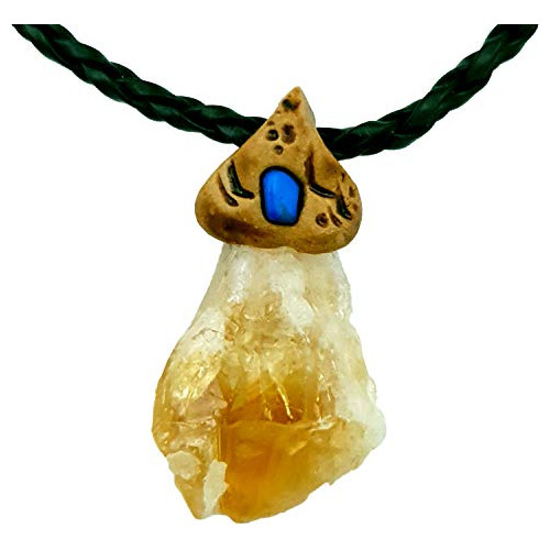Collar Colgante De Chakra Con Piedra De Cristal Curativa Gen