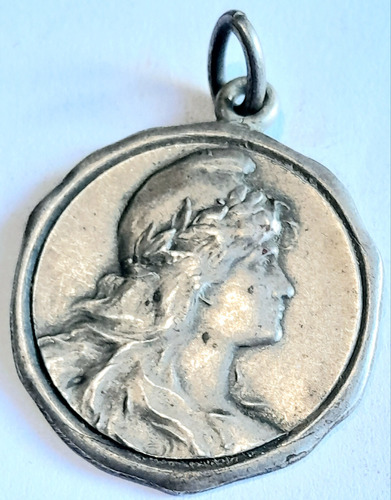 Medalla Plata 900 12 Gr. Banco Hipotecario Nacion 1886 1911