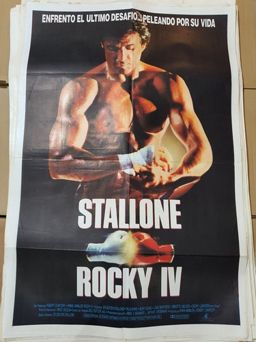 Afiche Cine Original-1380- Stallone Rocky Iv