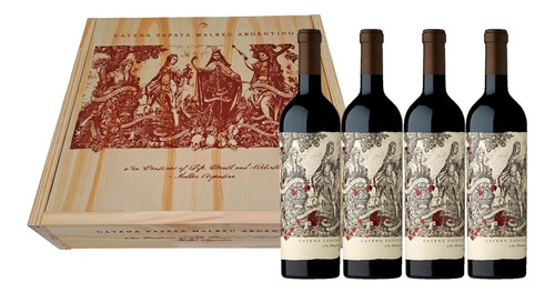 Vino Catena Zapata Malbec Argentino 2021 Caja X 4 Unidades