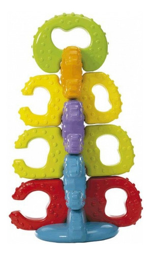 Juego De Encastre De Color Para Bebe Linking Stacker Playgro Color Varios