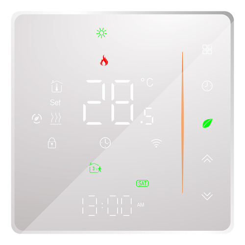 Termostato Inteligente Wifi Control Táctil/app/voz Alexa/goo