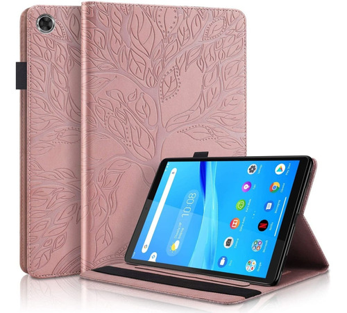 Funda De Cuero Pu Para Tablet Lenovo Tab M8 / Smart Tab M8