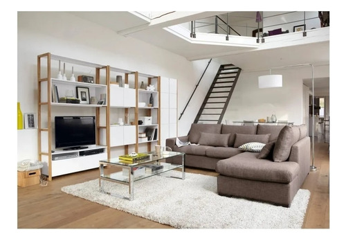 Mueble Para Tv 3 Piezas Librero, Centro De Entretenimiento