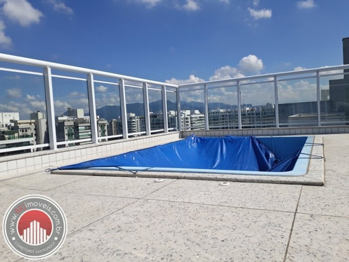 Imagem 1 de 15 de Cobertura Duplex Com 4 Quartos, 2 Suítes, Piscina E 4 Vagas - Cobertura A Venda No Bairro Barra Da Tijuca - Rio De Janeiro, Rj - Brj68440