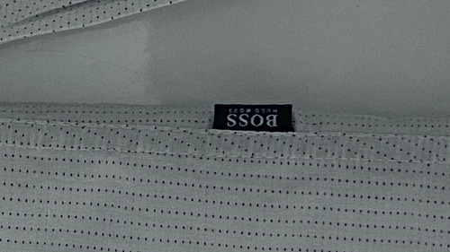 Camisa Hugo Boss, Talla Grande, Blanco Azul, Original (Usado)