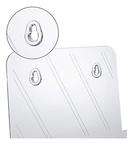 Yarlung 2 Pack Soporte Para Folletos De Acrílico, Soporte De