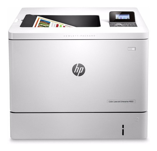 Impresora Hp Laser M553dn B5l25a Color Nfc Color Blanco