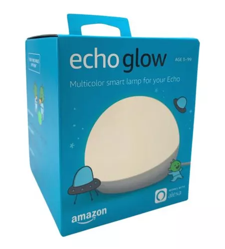 Echo Glow – Lámpara inteligente multicolor – Requiere un dispositivo Alexa  compatible