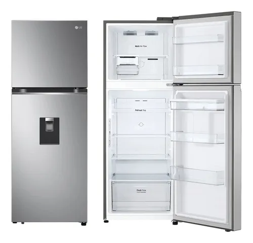 Heladera Lg 360 Lt No Frost Inverter Vt34wpp - Queoferta.uy Plateado