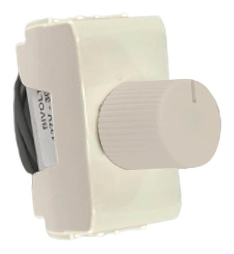 Imagem 3 de 7 de Dimer Rotativo Módulo Branco Bivolt Até 300/500w Thesi Roma