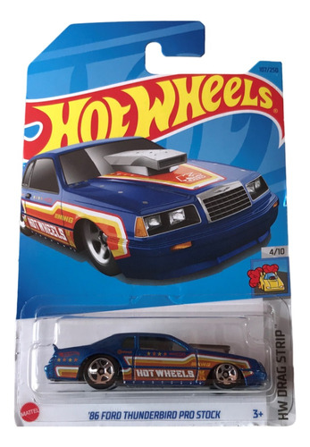 Hot Wheels '86 Ford Thunderbird Pro Stock Mattel Nuevo