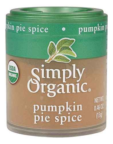 Simply Organic Especie Orgnica Para Mini Pastel De Calabaza