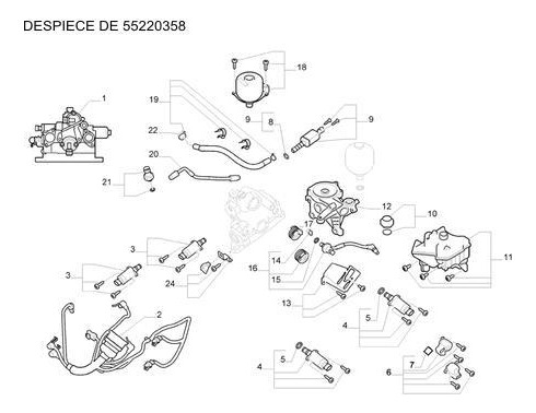 Sensor Posicion Caja De Cambios Fiat