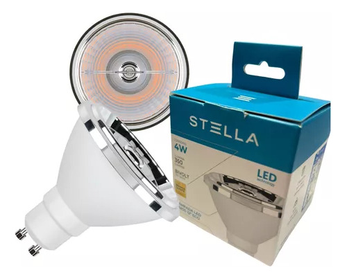 Kit 4x Lâmpada Ar70 12º Graus Stella 4w 2700k Stl23433/27