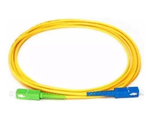 10 X Cordão Óptico Patch Cord Sc Apc/sc Upc 2 M Nfe Anatel