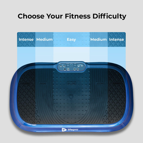 Lifepro Máquina De Ejercicio Con Placa De Vibración, Plataforma De Entrenamiento De Cuerpo Entero Con Bandas De Bucle, Equipo De Entrenamiento En Casa, Control Remoto, Correas De Equilibrio, Videos Y
