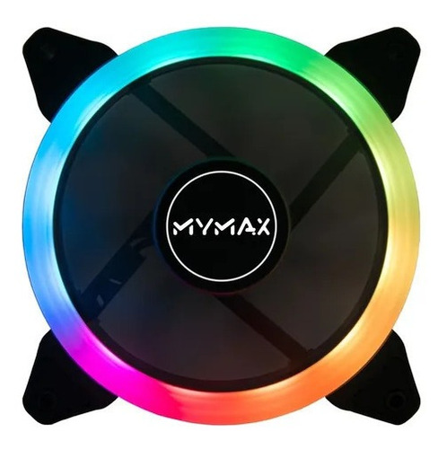 Cooler Fan Gamer Mymax Aura Rgb Com 5 Cores Fixas 120mm