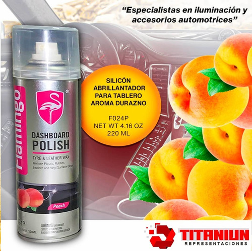 Imagen 4 de 5 de Silicon Abrillantador Spray Restaura Hidrata Marca Flamingo
