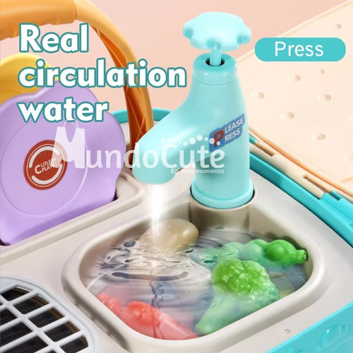 Imagen 3 de 10 de Juego De Cocina Portátil Picnic Juguete Roles Mundocute