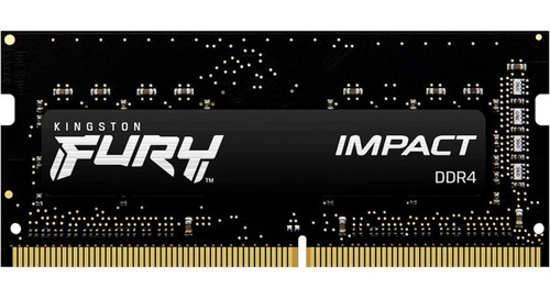 Imagen 4 de 4 de Memoria Ram Ddr4 Sodimm Kingston Fury Impact 16gb 3200mh /vc