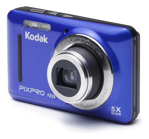 Kodak Fz53-bl Cámara De Apuntar Y Disparar Con 2.7 Lcd, Azul