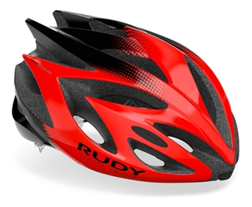 Casco De Bicicleta Rudy Project Rush Rojo - Lucas Bike Color RED-BLACK (Shiny) Talle M (cm54-58)