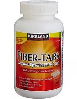 Fiber Tabs Calcium Polycarbophil Kirkland X 360 Tabletas