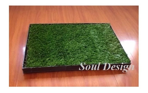 Imagen 1 de 9 de Repuesto Pasto Sintético Para Bandeja Sanitaria 30x40cm Soul