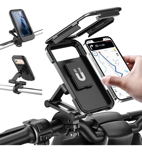 Soportes Para Celular 360° Impermeable Para Moto/bicicleta
