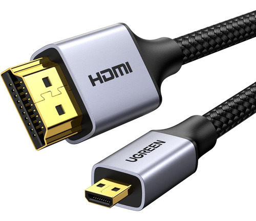 Ugreen 4k Micro Hdmi A Hdmi Cable 6.6ft, Carcasa De Aluminio
